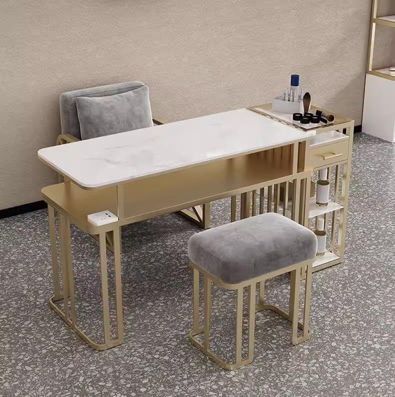 Amazon.co.jp: KK-GNL(壳店) 大理石のマニキュアテーブル、ネイル